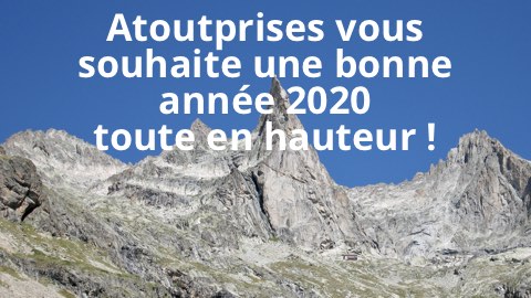 Bonne année du club d'escalade Atoutprises 2020