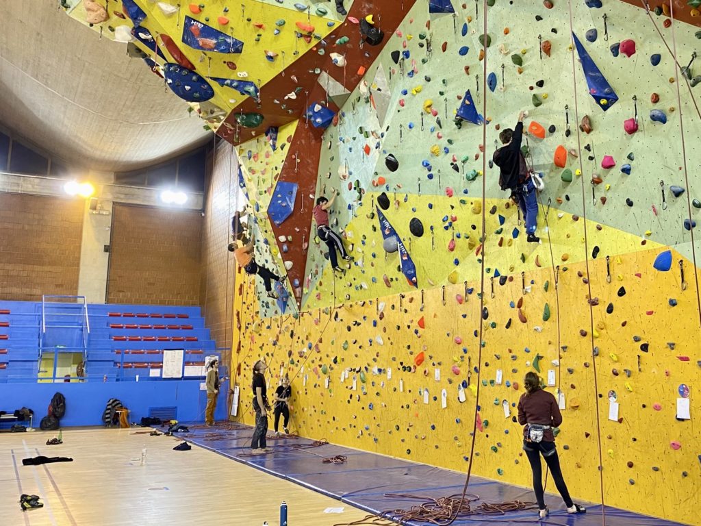 Mur d'escalade du Gymnase La Plaine